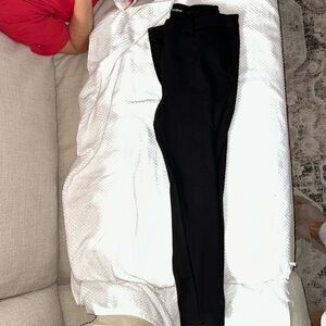 Express black skinny high rise skinny ankle slacks